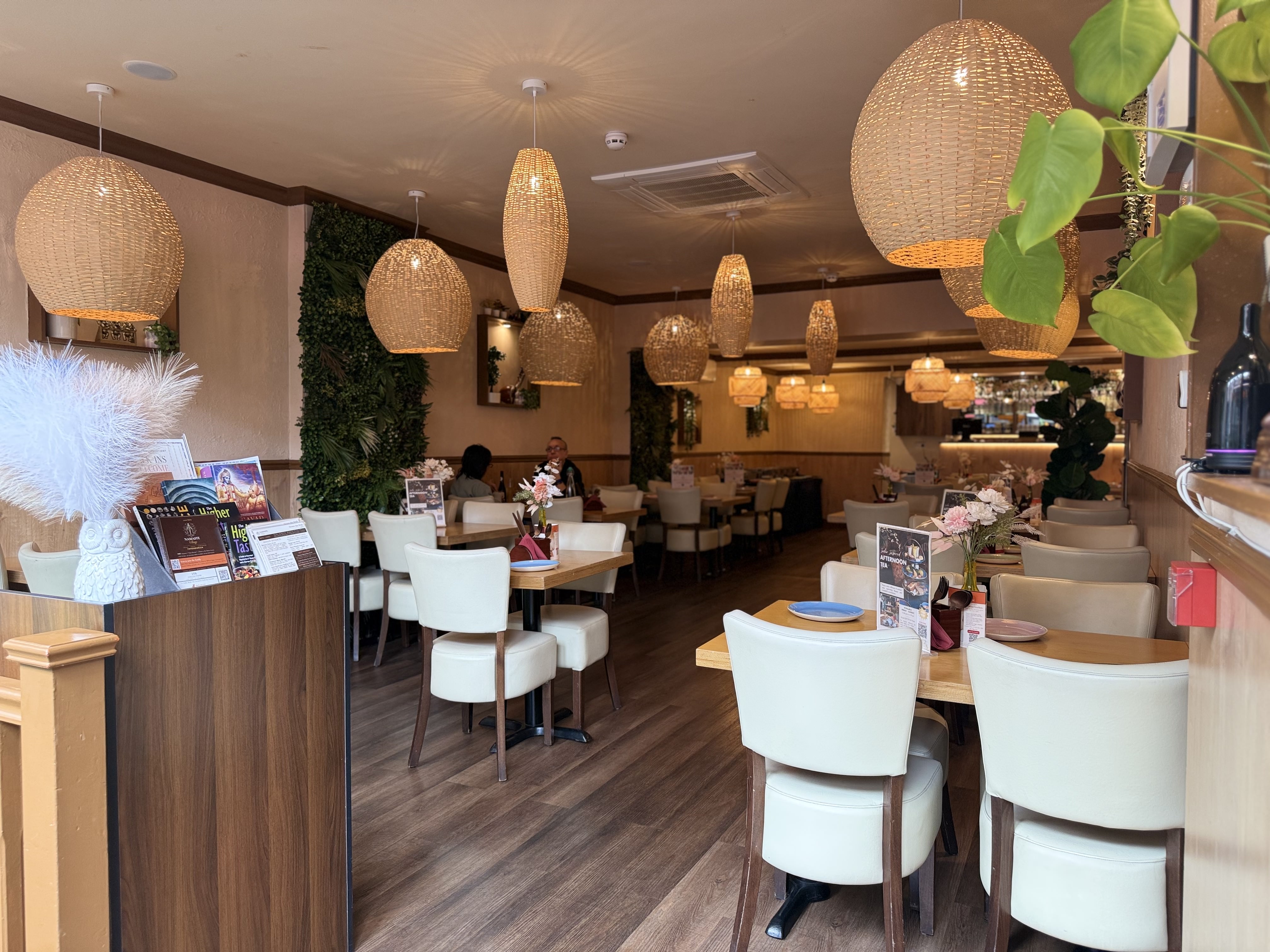 Dining room inside Namaste Village Twickenham