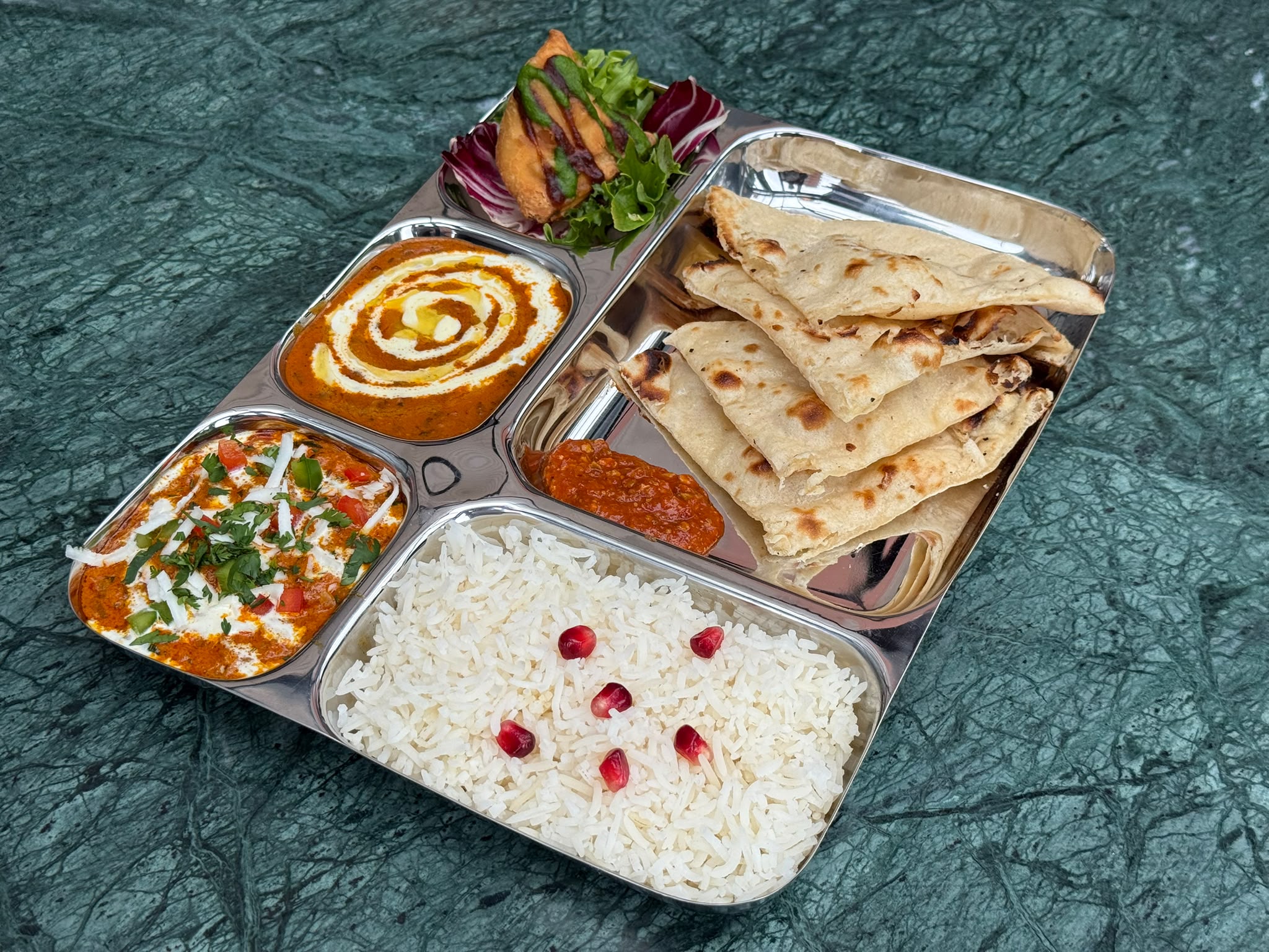 Photography to follow: Corporate Thali at OmNom Birmingham